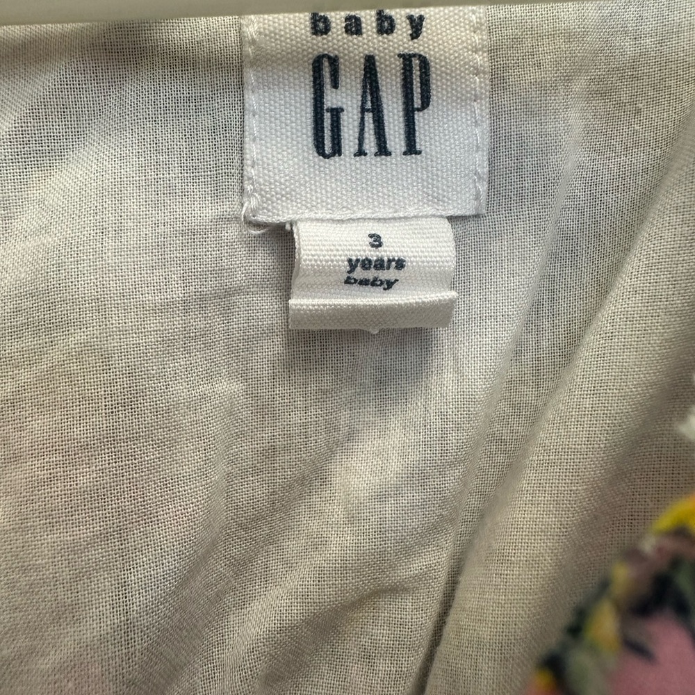 GAP Baby Floral Dress with Puff Sleeves - Picture 2 of 6